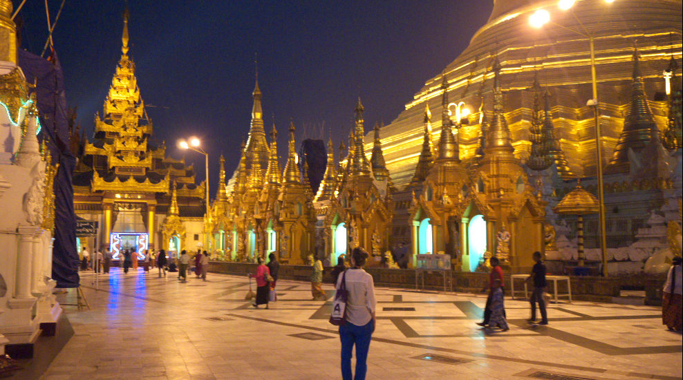 Yangon, Myanmar: Gold, Diamanten und ein opulentes Mahl