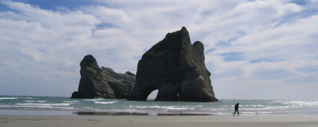 Wharariki Beach, Neuseeland