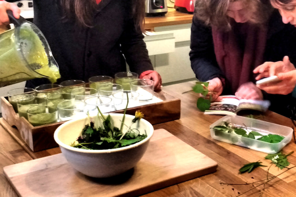Wildkräuter-Seminar bei "Grüne Smoothies" in Berlin Kreuzberg