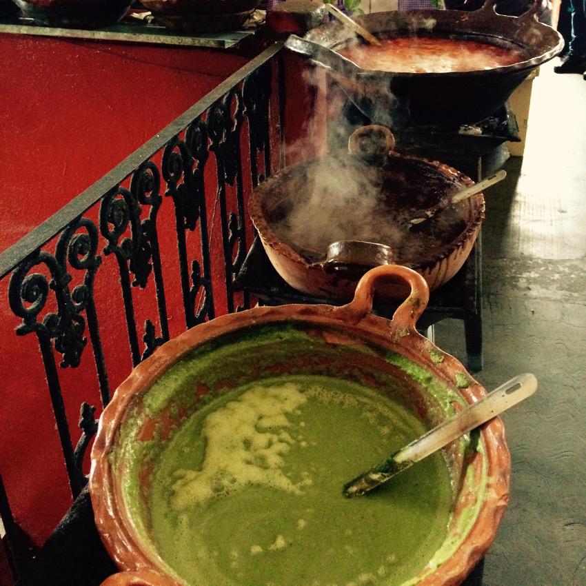 In Mexiko gibt es Mole-Saucen in allen erdenklichen Farben und Geschmäckern