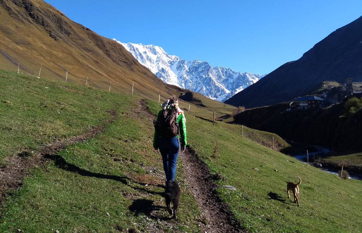 Ushguli Georgien Svanetien Wanderung Gletscher (c) www.JaegerDesVerlorenenSchmatzes.de