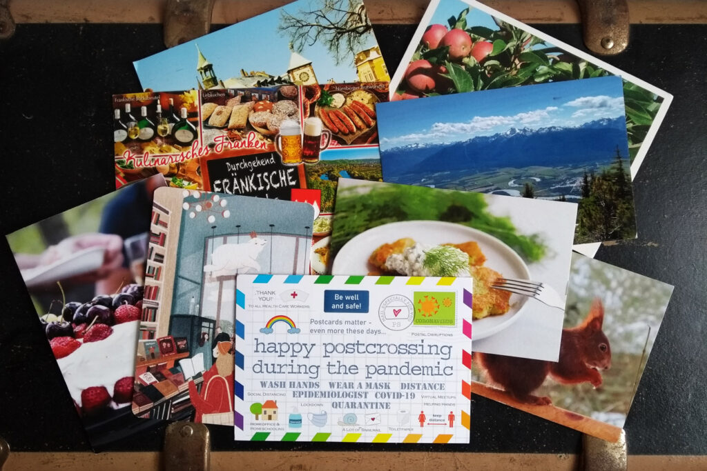 Postcrossing Postkarten Reisen in Zeiten der Pandemie
